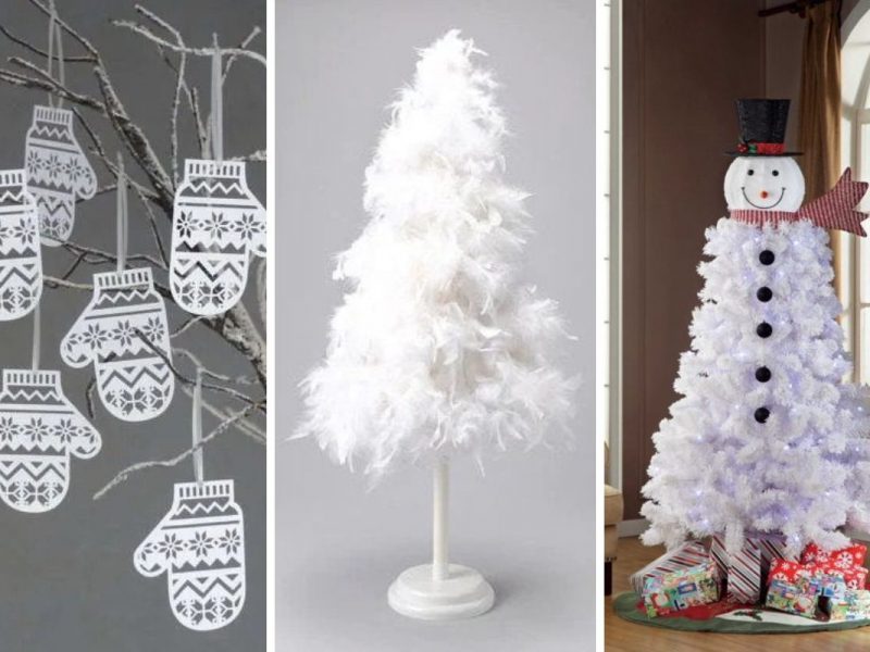 12 Stunning Snow Themed Christmas Tree Ideas
