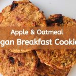 Apple & Oatmeal Vegan Breakfast Cookies 